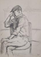 Pondering man